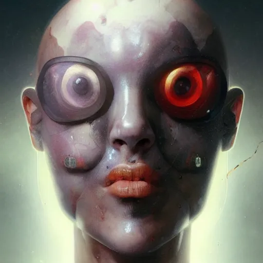 Image similar to hyperrealistic portrait, full body portrait, full shot of a venus squid monster astronaut defined facial features, intricate abstract. cyberpunk, symmetrical facial features. By Ruan Jia and Artgerm and Range Murata and WLOP and Ross Tran and William-Adolphe Bouguereau and Beeple. Key Art. Fantasy Illustration. award winning, Artstation, intricate details, realistic, Hyperdetailed, 8k resolution.