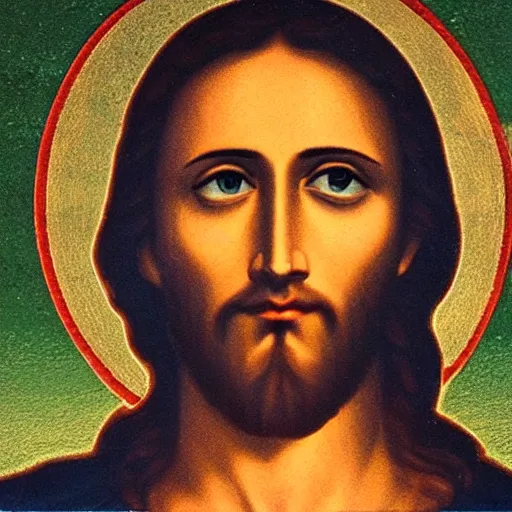 Prompt: photograph of jesus christ, centered, portrait, ultra realistic