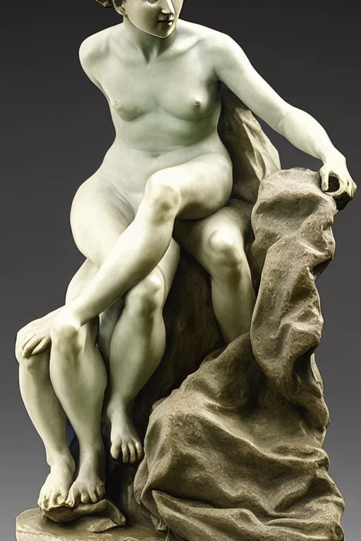 Image similar to sculpture of the Beauty of the life by camille Claudel, by Francisco brennand