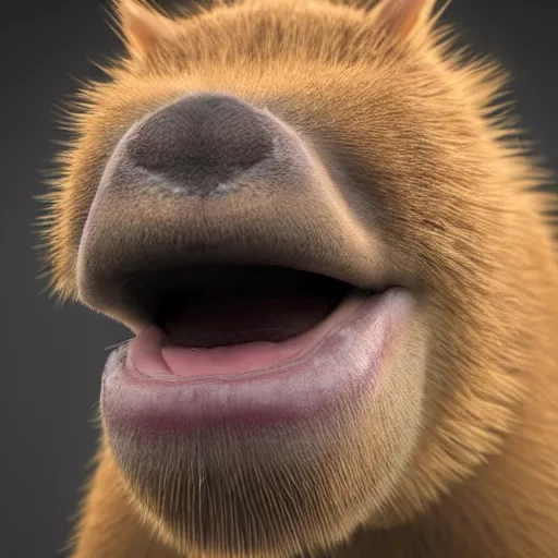 Prompt: hyperrealistic dslr film still of justin bieber smile with giant teeth of a capybara, stunning 8 k octane comprehensive 3 d render, inspired by istvan sandorfi & greg rutkowski & unreal engine, perfect facial symmetry, dim volumetric cinematic lighting, extremely hyper - detailed, incredibly real lifelike attributes & flesh texture, intricate, masterpiece, artstation, stunning