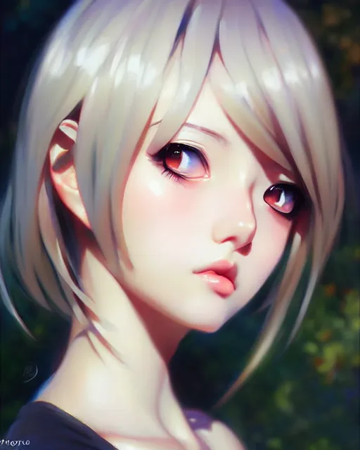 Prompt: portrait Anime girl cute-fine-face, pretty face, realistic shaded Perfect face, fine details. Anime. realistic shaded lighting by Ilya Kuvshinov Giuseppe Dangelico Pino and Michael Garmash and Rob Rey