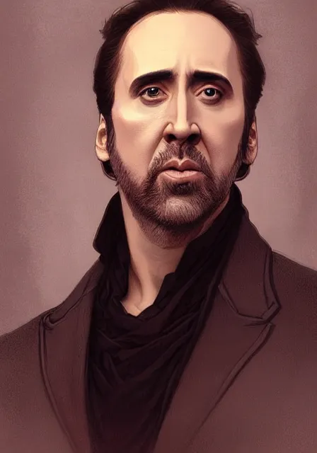 Prompt: male nicolas cage is pregnant, handsome, intricate, elegant, highly detailed, digital painting, artstation, concept art, smooth, sharp focus, illustration, art by artgerm and greg rutkowski and alphonse mucha and william - adolphe bouguereau