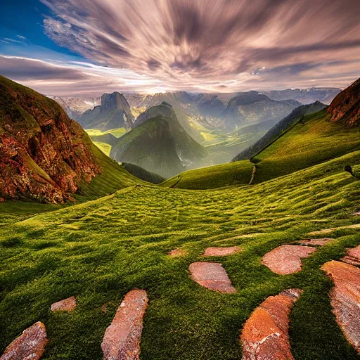 Prompt: like a rolling stone, photograph by martin rak