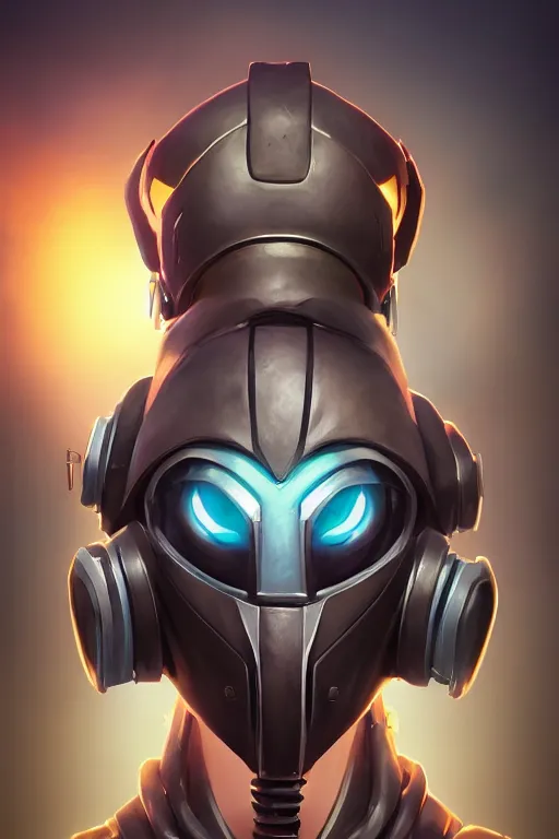 Image similar to epic mask helmet robot ninja portrait stylized as fornite style game design fanart by concept artist gervasio canda, behance hd by jesper ejsing, by rhads, makoto shinkai and lois van baarle, ilya kuvshinov, rossdraws global illumination radiating a glowing aura global illumination ray tracing hdr render in unreal engine 5