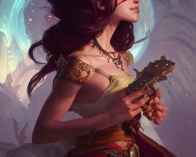 Image similar to photography of davis marc, deep focus, d & d, fantasy, intricate, elegant, highly detailed, digital painting, artstation, concept art, matte, sharp focus, illustration, hearthstone, art by artgerm and greg rutkowski and alphonse mucha