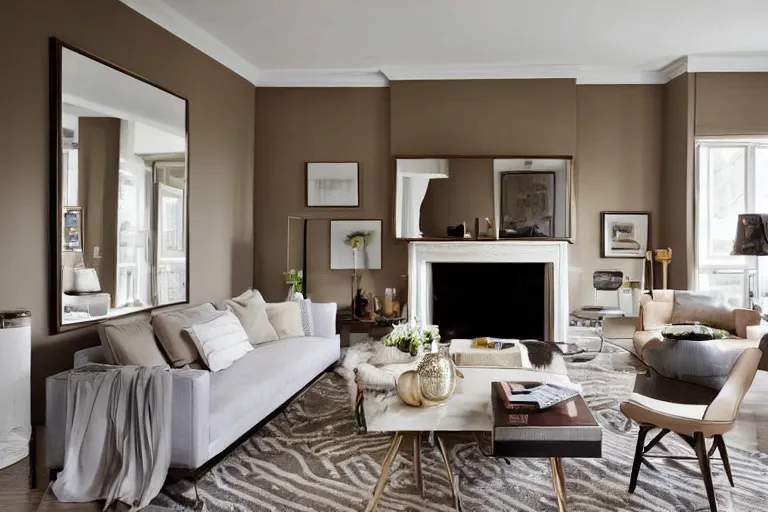 apartment designed by nate berkus, muted neutral colors | Stable ...