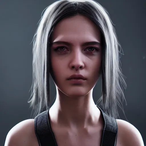 Prompt: cyberpunk girl close up portrait, ultrarealistic, unreal engine 5, highly detailed