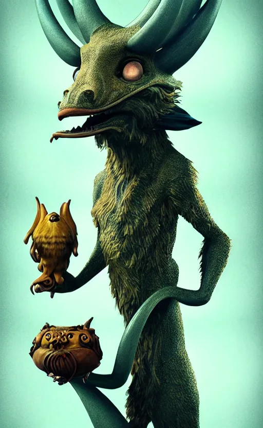 Image similar to exquisite imaginative anthropomorphic creature poster art, movie art, by lucusfilm, weta studio, 8 k, denoised