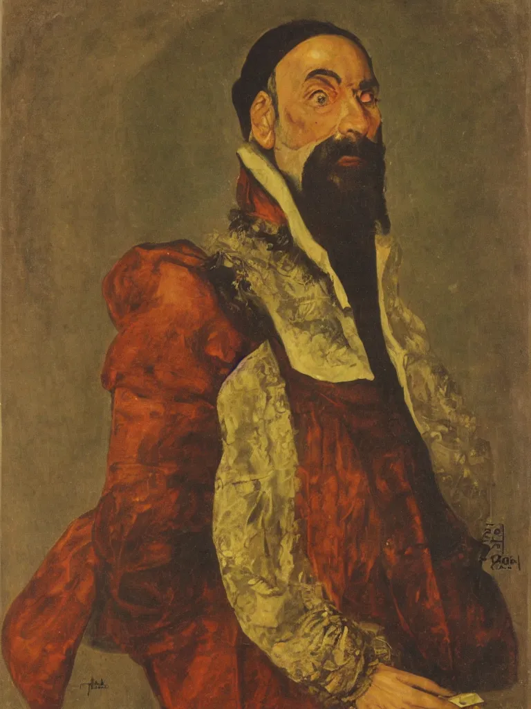 Image similar to Ferdanand Magellan , portrait by David friedric