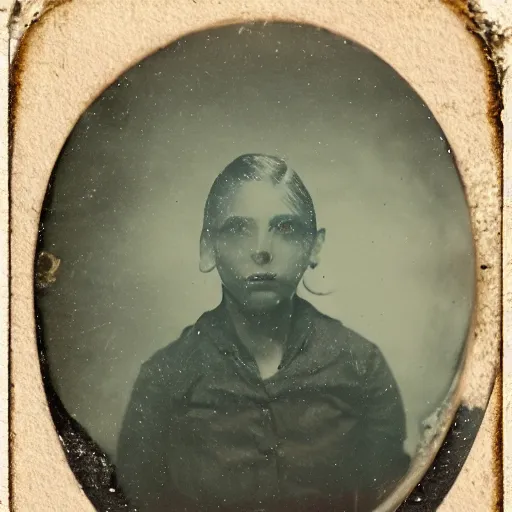 Prompt: tintype photo, underwater, mutant