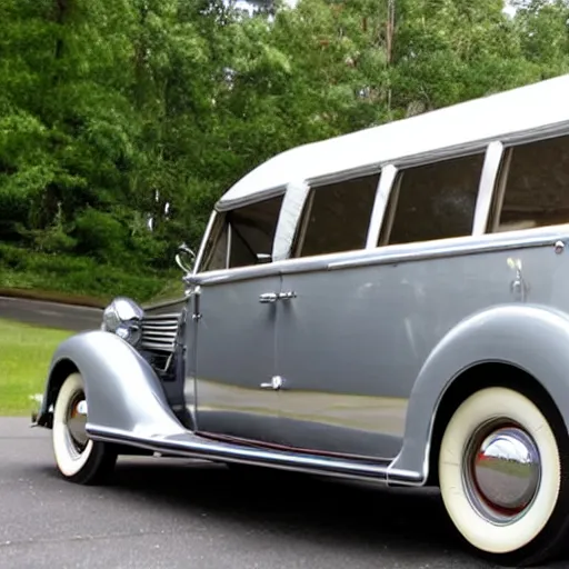 Prompt: 1 9 3 6 chrysler airstream