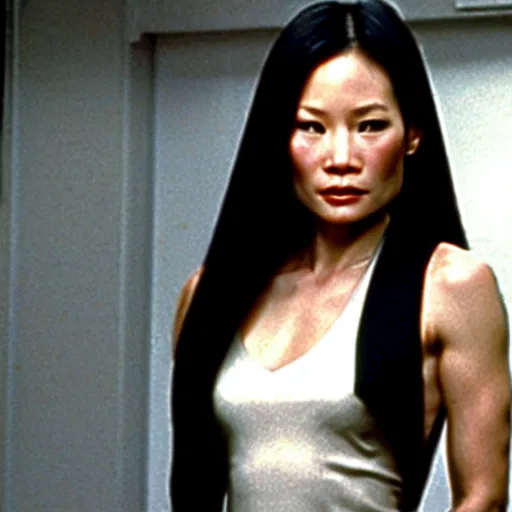 Image similar to young lucy liu