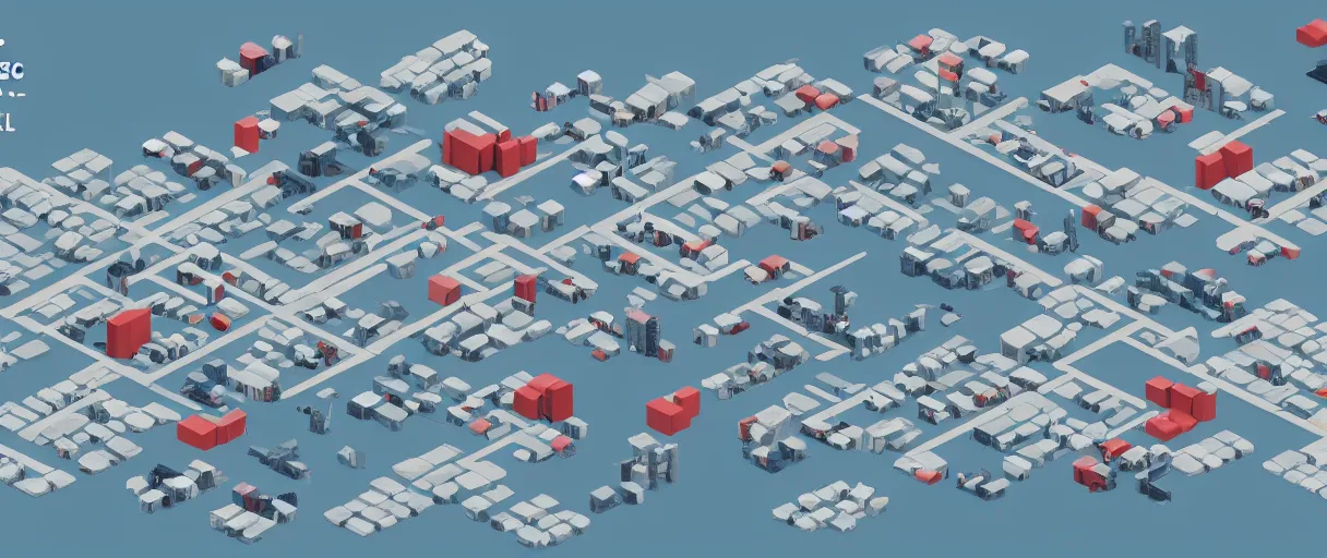 Image similar to isotype chart displaying the supply chain in detail, across multiple phases including logistics, manufacturing, warehousing, and sales, unreal engine, realistic, dramatic lighting, octane render, highly detailed, cinematic lighting, cinematic