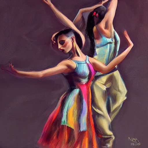 Image similar to dancers by elena vizerskaya