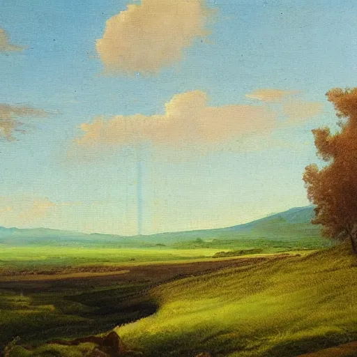 Image similar to a landscape painting by C. A. Henry.