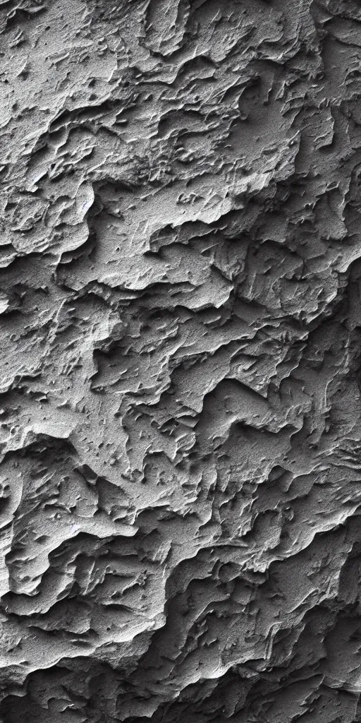 Prompt: a photorealistic render of a topographic island map, on a black background, greyscale, made of melted plastic and marble, c 4 d, by zhelong xu ouchh studio and ernst haeckel, wide angle, hyper realistic, plain black background, 8 k, volumetric lightning, octane render