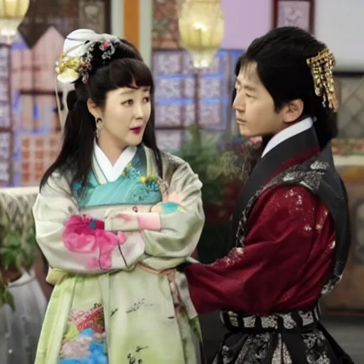 Prompt: still of the Korean series dae jang geum