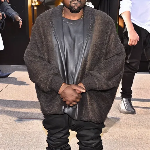 Image similar to kanye west dressed like jesus