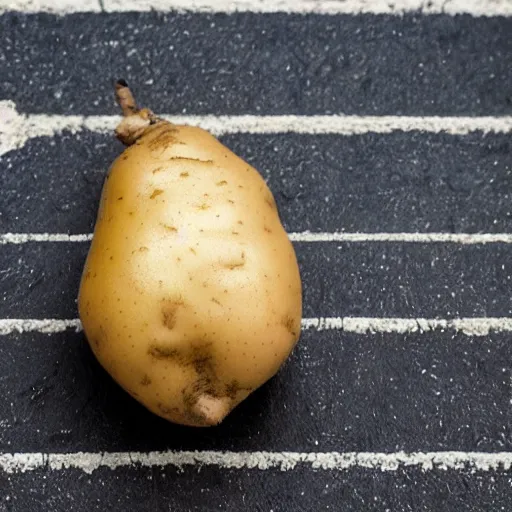 Image similar to running potato