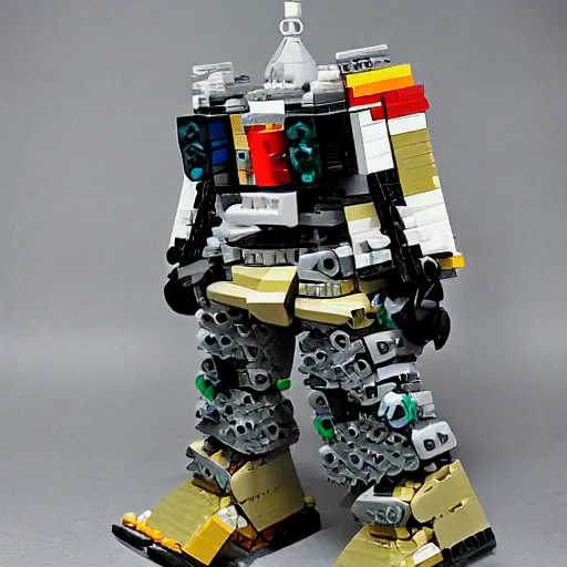 Image similar to mechwarrior timberwolf lego set