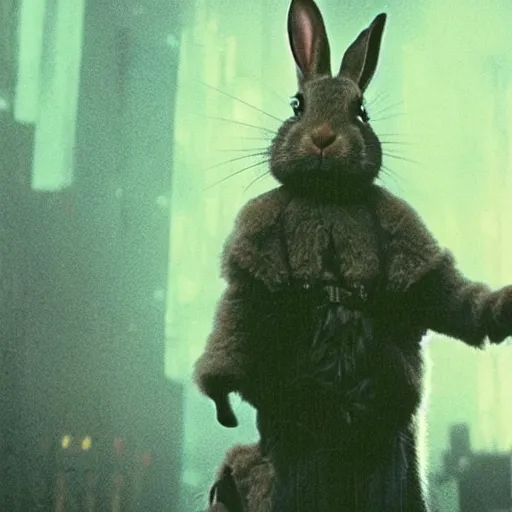 Image similar to a rabbit in the movie Bladerunner