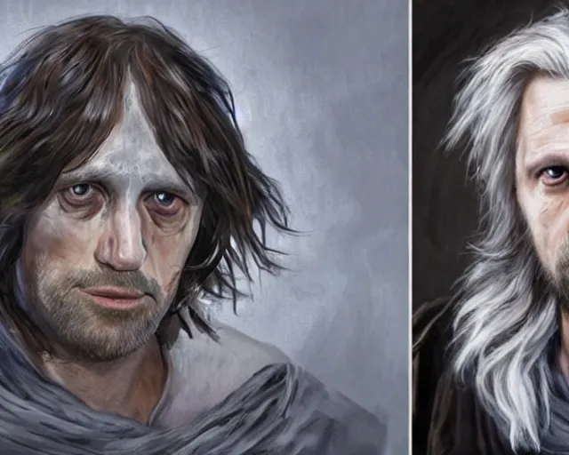 Image similar to boris johnson as aragorn, character art, by various concept artists, hyperrealistic face, photorealistic render