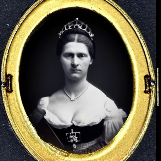 Image similar to photo of a 3 1 year old german queen, circa 1 8 6 5