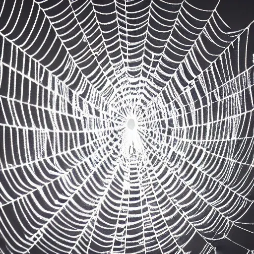 Prompt: hypnotic spider web with very many spiders on it. high details. volumetric lighting. high DOF. unreal engine. artstation trending. photorealistic