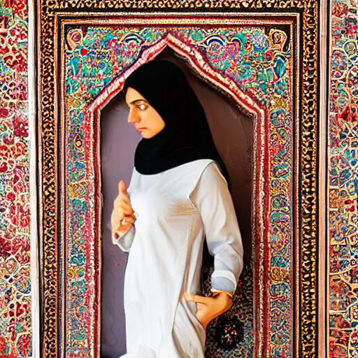 Prompt: iranian girl, award winning photography