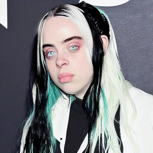 Image similar to silly billie eilish