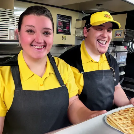 Image similar to wafflehouse employee's