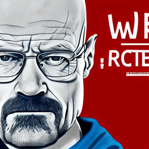 Prompt: walter white gets number one victory royal, lit, trending, hype