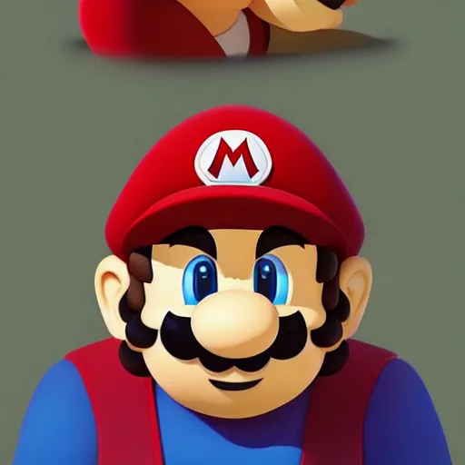 Image similar to face icon stylized minimalist super mario bros., loftis, cory behance hd by jesper ejsing, by rhads, makoto shinkai and lois van baarle, ilya kuvshinov, rossdraws global illumination