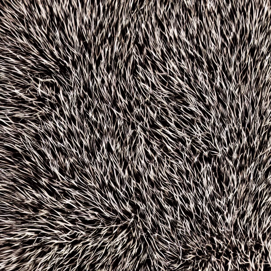 Prompt: hedgehog fur texture, wallpaper, 4k