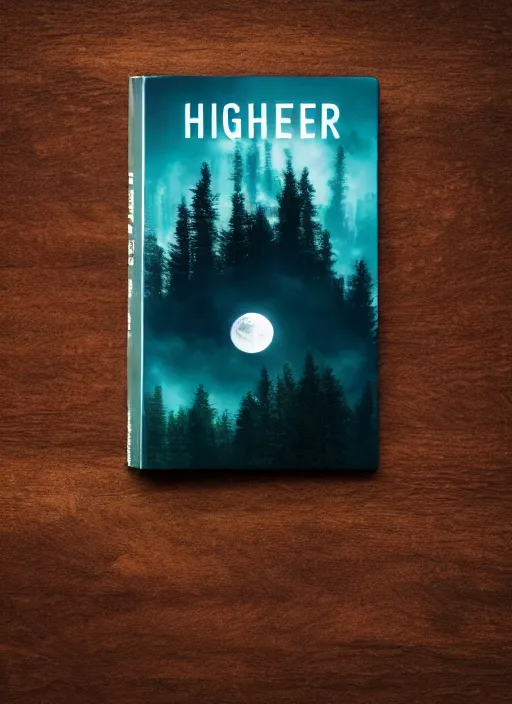 Prompt: 4 k, high details, thriller book cover of a forest with moon, realistic concept, unsplash photography, shutterstock, getty images, highly detailed photography, flickr