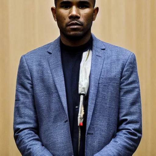 Prompt: Frank Ocean in court for not releasing an album for over 6 years