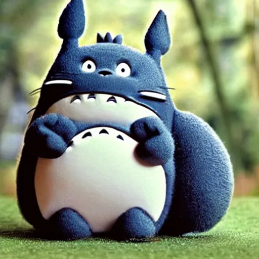 Image similar to softest cappybarra cuddly my neighbour totoro