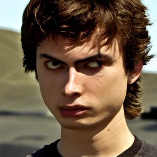 Image similar to angry, pissed off, elliot rodger as anakin skywalker in star wars episode 3, 8k resolution, full HD, cinematic lighting, award winning, anatomically correct