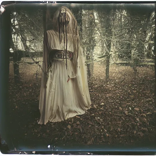 Prompt: kodak portra 4 0 0, wetplate, photo of a surreal artsy dream scene, horror, carneval, grotesque