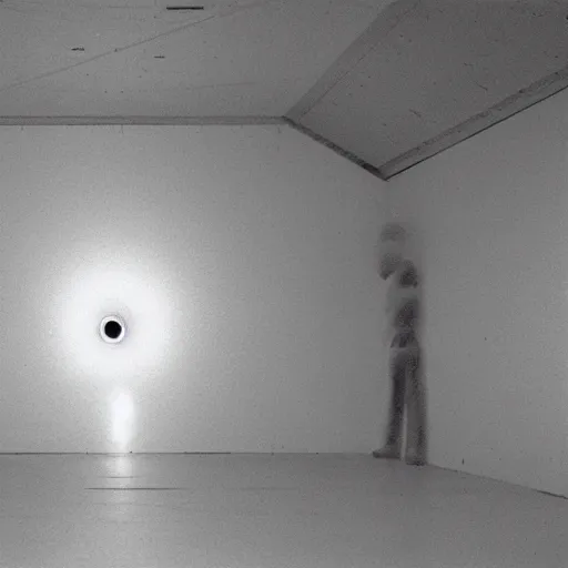 Image similar to Liminal space in outer space by Bruce Nauman