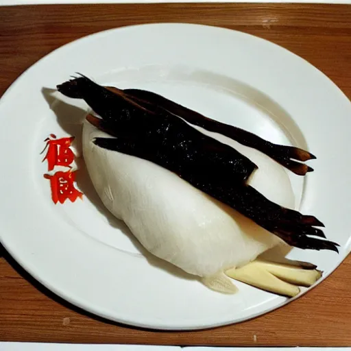 Image similar to a peking duck saying no digital image,