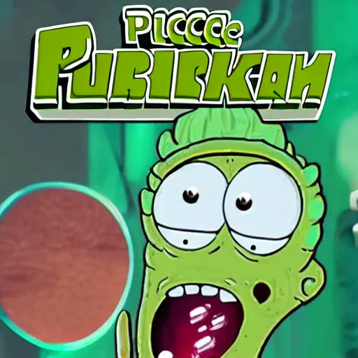 Image similar to pickle Rick