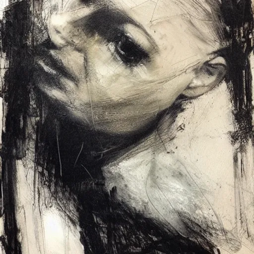 Prompt: Guy Denning, drawn by Guy Denning, Portrait of a woman