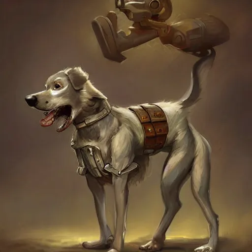 Image similar to cute little anthropomorphic Borzoi dog army soldier , tiny, small, short, Army Grunt outfit, cute and adorable, pretty, beautiful, DnD character art portrait, matte fantasy painting, DeviantArt Artstation, by Jason Felix by Steve Argyle by Tyler Jacobson by Peter Mohrbacher, cinematic lighting