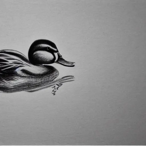 Learn How To Draw A Duck Using Coloured Pencils - SAA