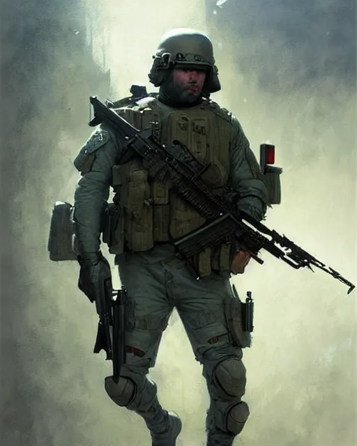 Image similar to swat soldier | | realistic shaded, fine details, realistic shaded lighting poster by greg rutkowski, magali villeneuve, artgerm, jeremy lipkin and michael garmash and rob rey