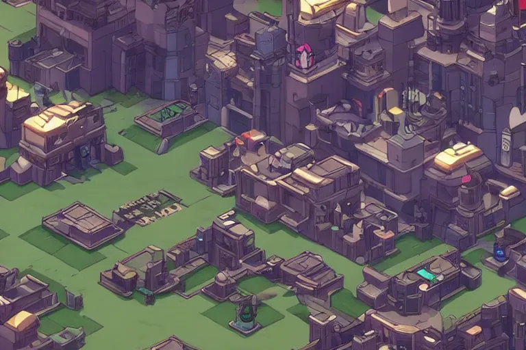 Image similar to futuristic city in castle crashers
