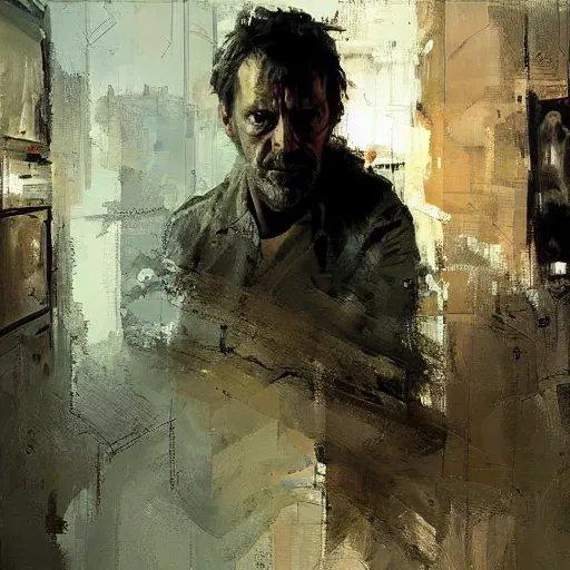 Prompt: house md, realistic, ultrahd, jeremy mann painting