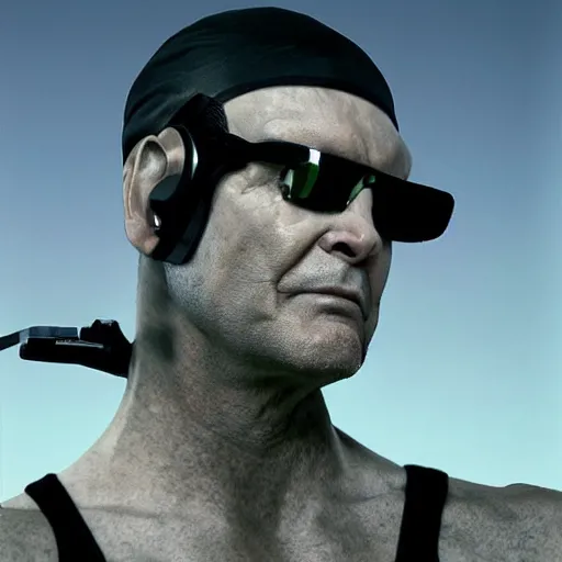 Prompt: cyborg dril, photo, photograph