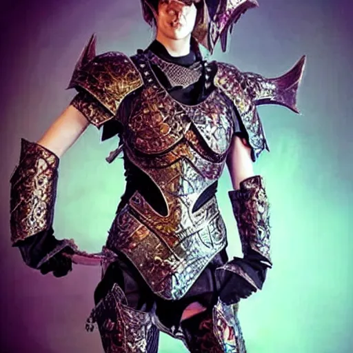 Prompt: fantasy armor made for women